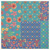 Nostalgisches Imitat-Patchwork-Muster-Gewebe Stoff (Muster)