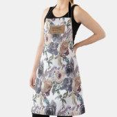 Nostalgisches Indigozittel Schürze (InSitu)