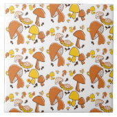 Nostalgisches Mushroom-Muster Fliese (Vorderseite)