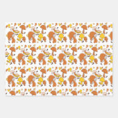 Nostalgisches Mushroom-Muster Geschenkpapier Set (Vorderseite 3)