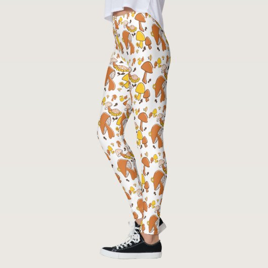 Nostalgisches Mushroom-Muster Leggings (Links)