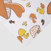 Nostalgisches Mushroom-Muster Seidenpapier (Detail)