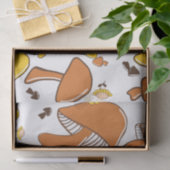 Nostalgisches Mushroom-Muster Seidenpapier (Geschenk)