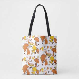 Nostalgisches Mushroom-Muster Tasche