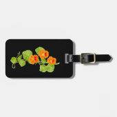 Nostalgisches Nasturtium Gepäckanhänger (Vorderseite horizontal)