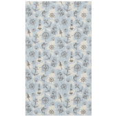 Nostalgisches nautisches Motivmuster Tischdecke (Vorderseite)