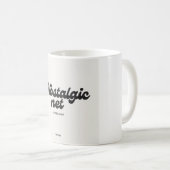 Nostalgisches Netz Kaffeetasse (VorderseiteRechts)