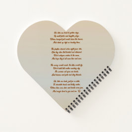 Nostalgisches Nostalgie-Notebook Notizblock