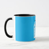 Nostalgisches Retro Airline Poster Tasse (Links)