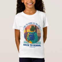 Nostalgisches Rückkehr-zur-Schule-T-Shirt-Design