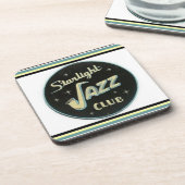 Nostalgisches "Starlight Jazz Club" Untersetzer Se (Linke Seite)