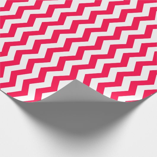 Nostalgisches Template Christmas Red White Classic Geschenkpapier (Ecke)