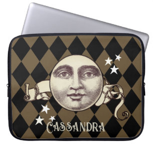 Nostalgisches Vintage-Steampunk-Fantasy Laptopschutzhülle