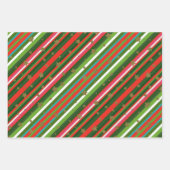 Nostalgisches Weihnachten: Elfen & Ornamente Geschenkpapier Set (Vorderseite 2)