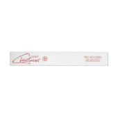 Nostalgisches Weihnachts-Script-Weihnachtsadressen (Person)