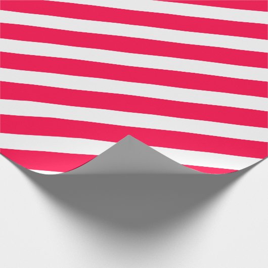 Nostalgisches Weihnachtsgeschenk Rot Weiß Streifen Geschenkpapier (Ecke)