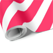 Nostalgisches Weihnachtsgeschenk Rot Weiß Streifen Geschenkpapier (Rolleneckpunkt)