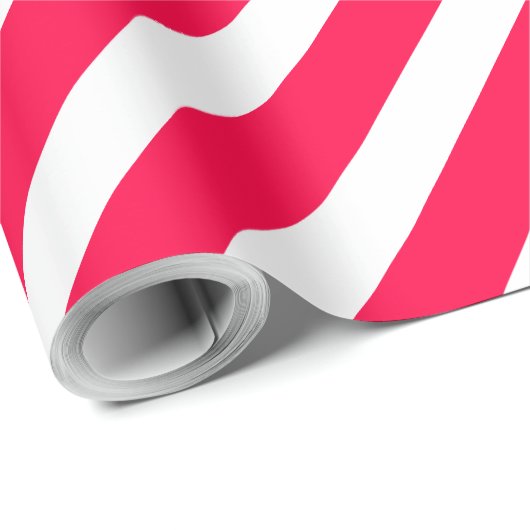 Nostalgisches Weihnachtsgeschenk Rot Weiß Streifen Geschenkpapier (Rolleneckpunkt)