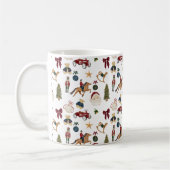 Nostalgisches Weihnachtsgeschenk Wasserfarben-Tass Kaffeetasse (Links)