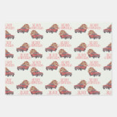 Nostalgisches Weihnachtswrapping Paper Geschenkpapier Set (Vorderseite)