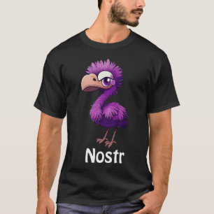 Nostr Cool Lila Ostrich T - Shirt