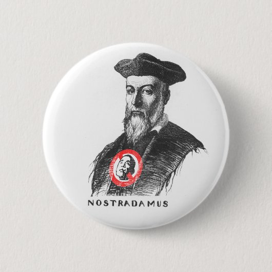 Nostradamus sagt NOBAMA! Button (Vorderseite)