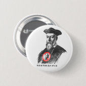 Nostradamus sagt NOBAMA! Button (Vorne & Hinten)