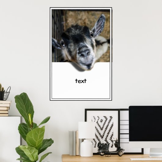 Nosy Goat - Ausblick Poster (Heimbüro)