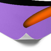 Nosy kleine F*cker argiert dir Evil Pinguin Poster (Ecke)