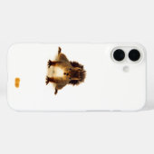 Nosy niedlicher Eichenschnee weiß Case-Mate iPhone Hülle (Rückseite (Horizontal))