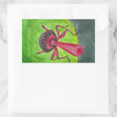 Nosy Rechteckiger Aufkleber (Tasche)