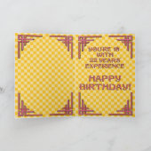 Not 40 Birthday Karte (Innenseite)