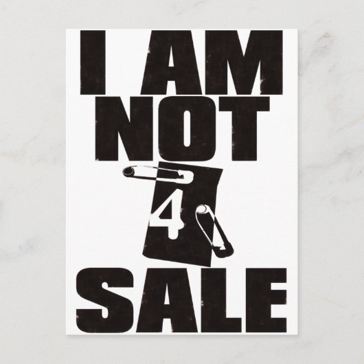 NOT_4_SALE POSTKARTE (Vorderseite)