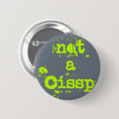 Not a cissp button (Vorne & Hinten)