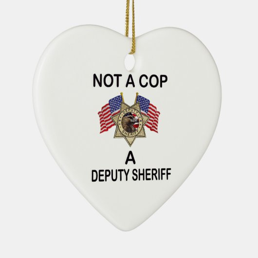 NOT_A_COP_A_SHERIFF KERAMIKORNAMENT (Rechts)