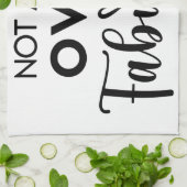 Not a Day Over Fabulous – Funny Birthday Quote Geschirrtuch (Gefaltet)