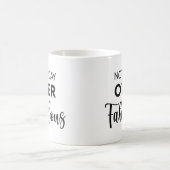 Not a Day Over Fabulous – Funny Birthday Quote Kaffeetasse (Mittel)