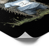Not A Hugger Hedgehog  Poster (Ecke)