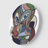 Not a Pawn Große Wanduhr (Winkel)