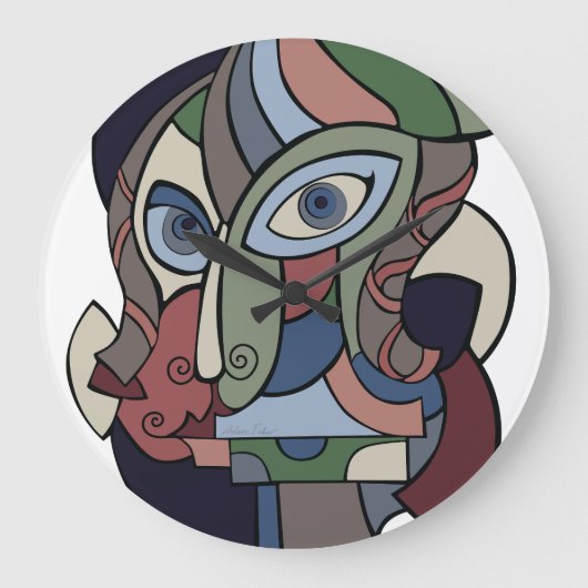 Not a Pawn Große Wanduhr (Vorderseite)