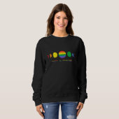 Not A Phase LGBT Rainbow Flag Moon Gay Lesbian Hom Sweatshirt (Vorne ganz)