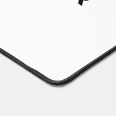 Not A Team Player Large Minimalist Typographic  Schreibtischunterlage (Ecke)