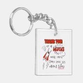 Not All Heroes wear capes SEN teacher special need Schlüsselanhänger (Vorderseite links)