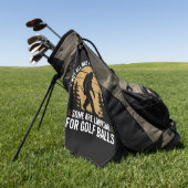 Not all Who Wander Are Lost Funny Bigfoot Golfing  Golfhandtuch (Gras)