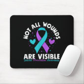 Not All Wounds Are Visible Suicide Awareness Menta Mousepad (Mit Mouse)