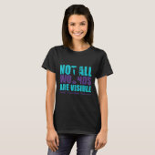 Not All Wounds Are Visible Suicide Prevention Awar T-Shirt (Vorne ganz)