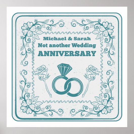 Not another wedding anniversary poster (Vorne)