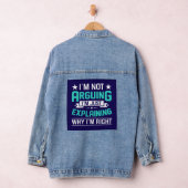Not Arguing Just Right-64692 Jeansjacke (Hangar)