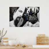 Not as Simple as Black and White by APG Poster (Küche)