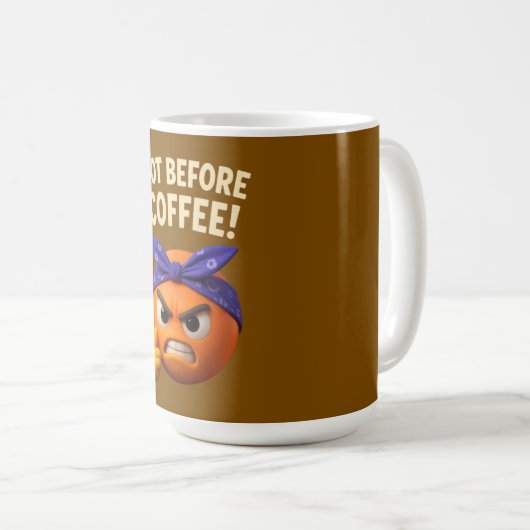 Not Before Coffee  Kaffeetasse (VorderseiteRechts)